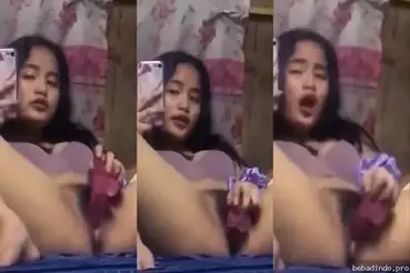 Cewek abg nakal colmek sextoy terus kirim video ke pacar